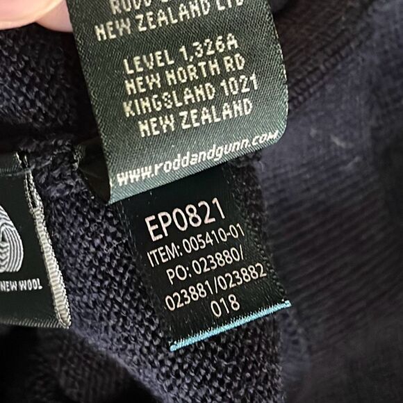 Rodd & Gunn Pure New Wool Long Sleeve Polo Mens M - Picture 8 of 8